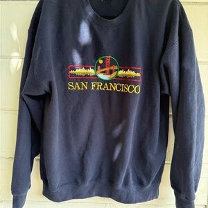 San Francisco Navy Blue Sweater